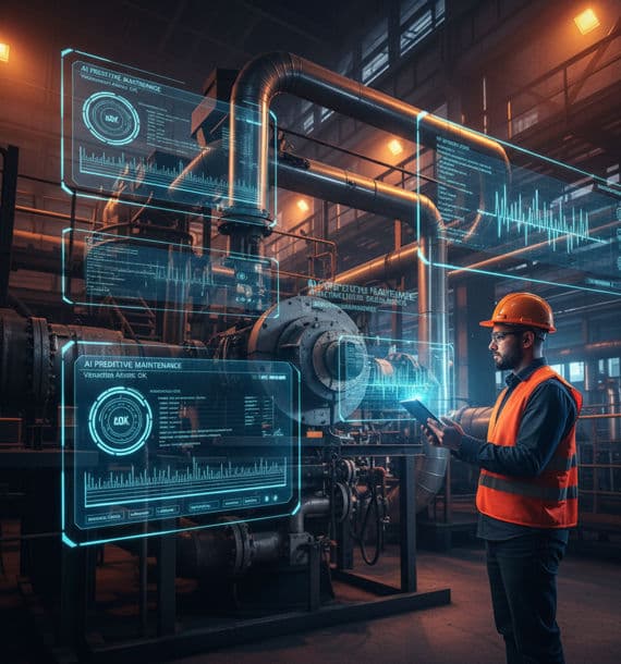 Mantenimiento Predictivo con IA: El Futuro de la Industria Metalmecánica ya Llegó